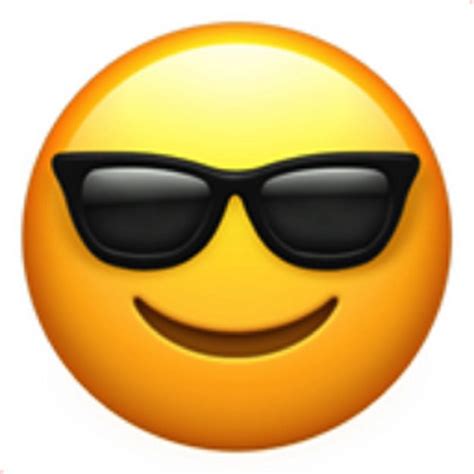 what is the sunglasses emoji on snapchat